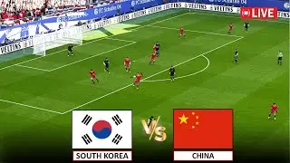 🔴살다 : 한국 vs 중국 I 2026년 월드컵 축구 예선 경기 I 오늘 라이브 축구 경기 I PES 21 GAMEPLAY