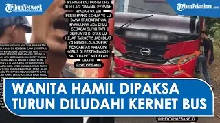 Viral Penumpang Lagi Hamil Dipaksa Cepat Turun Saat Bus Masih Jalan Hingga Diludahi Kernet
