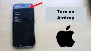 iPhone 12 : How to Turn on Airdrop on iPhone 12