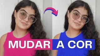 COMO MUDAR A COR DA ROUPA NA FOTO! PELO CELULAR!