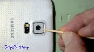 Samsung S5 Camera Lens Cover fix