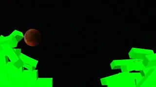 Best Green screen moon ( black screen moon)