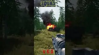 SQUAD V 6.0 , Новая стрельба, отдача инерция и т. д. #squad #gameplay #shorts #short