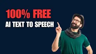 100% Free AI Text to Speech |  No Registration Required