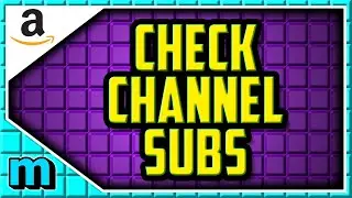 How To CHECK Amazon Channel Subscriptions Prime Video - How To See Your Amazon Channel Subscriptions