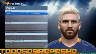PES 2016 Pc  |New Face & Hair Lionel Messi