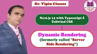 Dynamic Rendering in Next JS | Server Side Rendering in Next JS | Next js 14 Tutorial -54