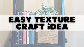 Easy texture craft idea