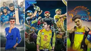 IPL Photo Editing PicsArt Tutorial | Chennai Super Kings (CSK) Photo Editing - DJ Photo Editing