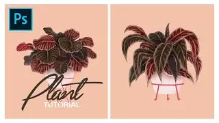 Graphic Design | Adobe Photoshop Tutorial | Leaf Plant