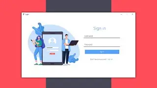 How To Create Login Form for Apps Using Python | Tkinter Project #part1