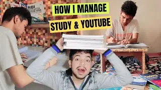 How I Manage Study & YouTube Channel As a Banking Aspirant ✍️ Padhai ke sath 🎥 #studyandyoutube