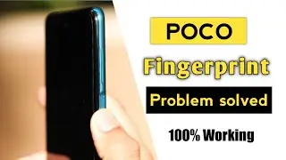 Poco mobile fingerprint lock not working | problem solved - Ayan Official