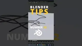 Blender Tip 72 Create Cables ✔️ #blender #blender3d #blendertutorial #tutorial