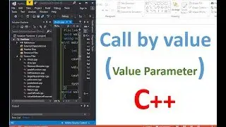 Call by Value - C++ Programming