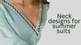 top trendy neck sleeve designs for summer and eid dresses || neck designs for summer #neckdesign