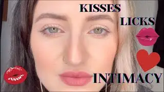 ASMR: KISSING AND LICKING ONLY | Making Out | Minimal Talking | Intimacy | Girlfriend Role-Play