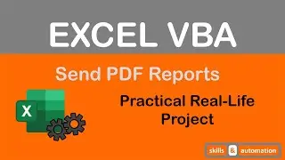 Create and Send PDF Reports Using Excel VBA || Beginner - Intermediate Project || Uni Report Cards
