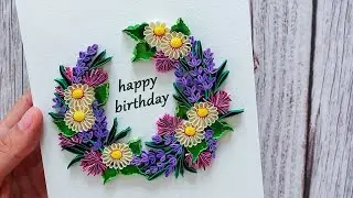 a summer paper quilling art project - how it's made!