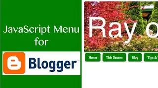 JavaScript Menu for Blogger