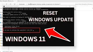 How to Reset Windows Update Components in Windows 11 (Single Click)