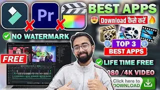 Top 3 Best Free Professional Video Editing Software 2024 ||Pc/Laptop| No Watermark| All Editing Tool