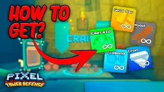 HOW TO GET INFINITE MATERIALS?! | Pixel Tower Defense