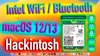 INTEL WIFI / BLUETOOTH / MACOS 12 MONTEREY / MACOS 13 VENTURA! HACKINTOSH - ALEXEY BORONENKOV