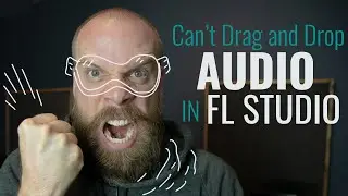 What to do if you CANT DRAG AUDIO into FL Studio