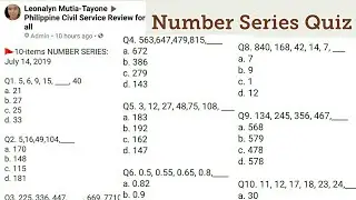 NUMBER SERIES difficult or easy?