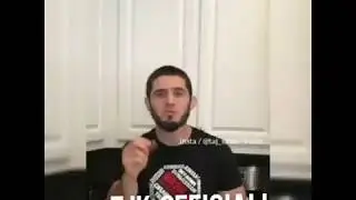 Ислам Махачев говорить на таджикский