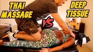 Thai and Deep Tissue Massage for Hyperlordosis. Anatomy, Techniques, Tutorial