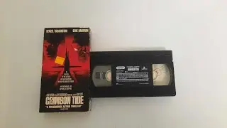 Opening and Closing To Crimson Tide 1994 VHS 60fps