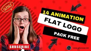 14 Simple Flat Logo Reveal After Effects｜Flat Logo Reveal