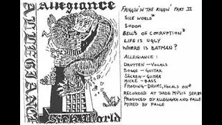 Allegiance [SWE] [Death Metal] 1989 - Sick World (Full Demo)