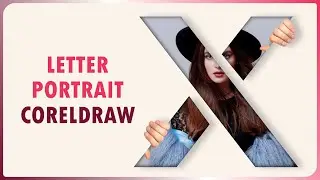 Letter Portrait Text Effect - CorelDraw Creative Design Tutorial