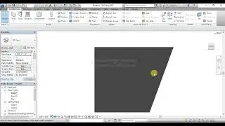 How to make a curved shape wall or inclined wall in Revit Architecture