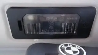 How to BMW license plate light EASY removal M5 M3 e39 e60 e61 e90 e92 e70 e71