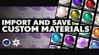 Import And Save Custom Octane Material Libraries In Cinema 4D