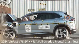 2024 VinFast VF8 EV NHTSA Full-Overlap Frontal Crash Test (Two Star Frontal Rating)