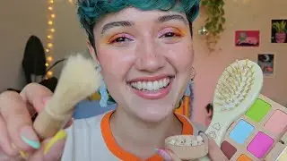 ASMR Doing Your Wooden Skincare Makeup & Haircare 💄 (pampering, layered sounds, personal attention)