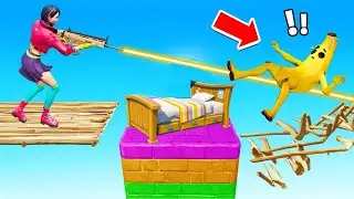 1000 IQ BEDWARS vs NOOB in Fortnite!