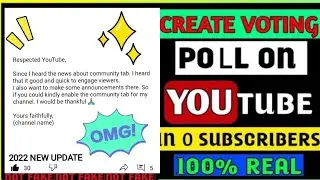 How to enable community section with 0 Subs 2022 NEW UPDATE🐱Community Tab on youtube without 1k subs