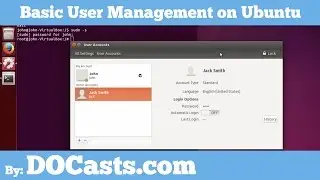 Basic User Management on Ubuntu | DOCasts | Digital Ocean Screencasts |