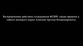 Обращение №5 к Президенту РФ об убийстве Артема Аликина