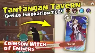 CARA MENGALAHKAN SIGNORA! TANTANGAN TAVERN CRIMSON WITCH OF EMBERS | Genshin Impact TCG