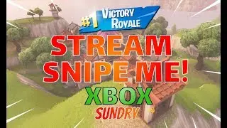 🔴 Come Stream Snipe Me | Xbox One | Fortnite LIVE Stream | 345 + Wins