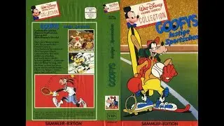 Goofy's lustige Sportschau German VHS Opening (Disney) 1988