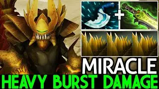 MIRACLE [Sand King] Real Monster Mid with Heavy Burst Damage Dota 2