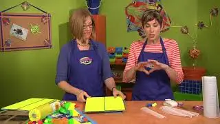 Make a play tent on Hands On Crafts for Kids with Katie Hacker and Candie Cooper (1610-2)